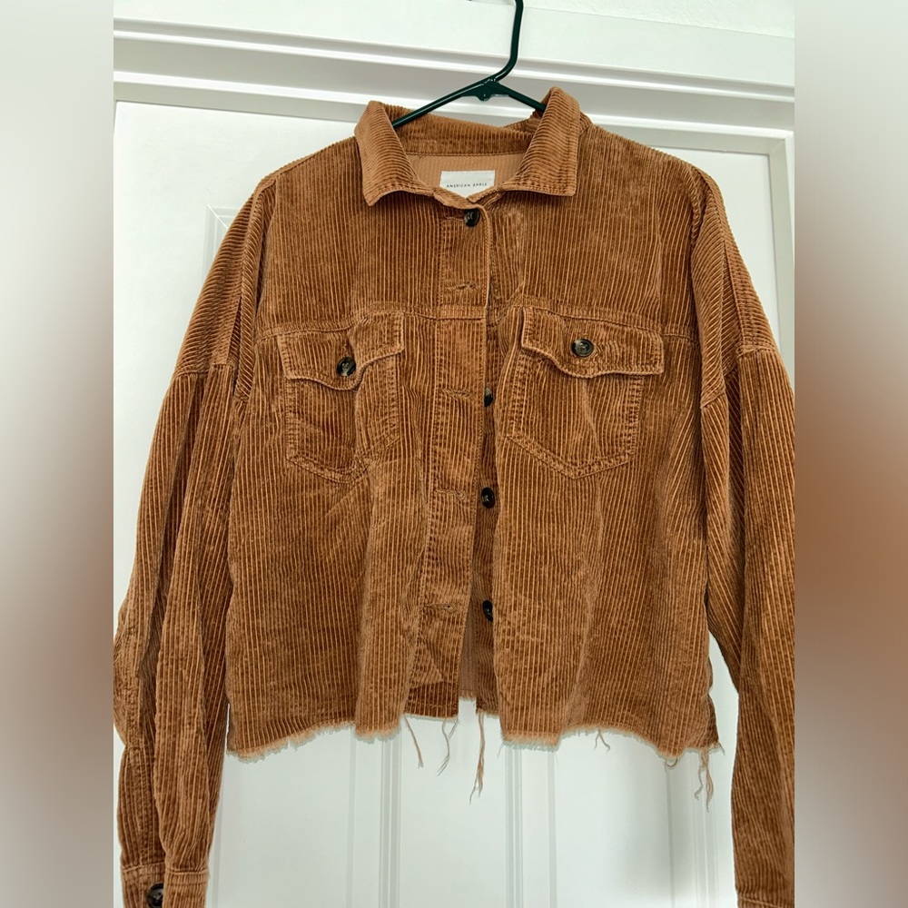 American Eagle Corduroy Cropped Jacket